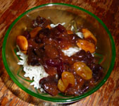 Irene-FruitCompoteOverRice