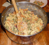 Sandy-MacaroniAndCheeseWithPassoverHam