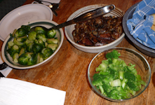 Bela-LiverAndOnionsWithBrusselsSproutsBroccoliEggplantAndLotsOfBeets