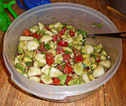 Dee-SaladWithHomegrownVeggies