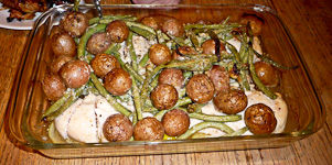 Someone-PotatoesGreenBeansAndChicken
