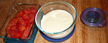 Evan-CapreseWithHomemadeMozzarella